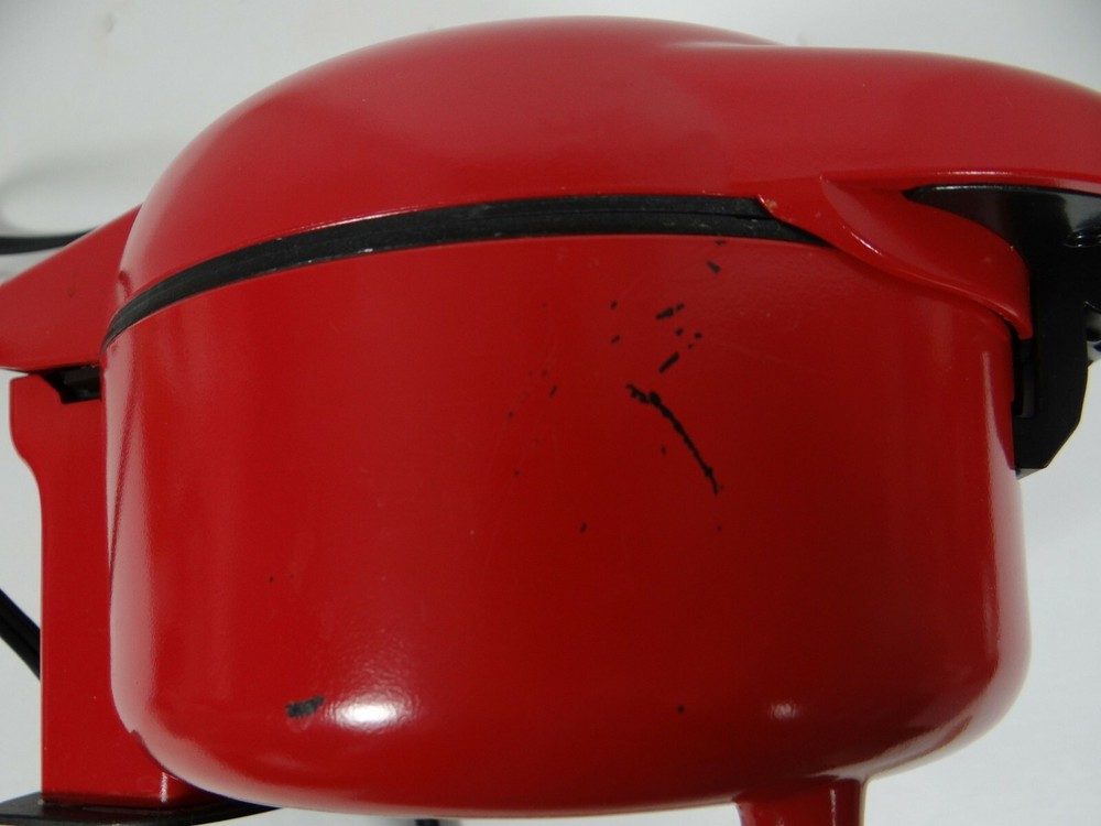Dash Deluxe Waffle Bowl Maker Red 750W Tested Electric Red