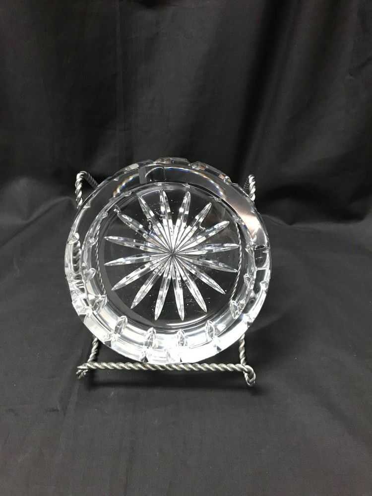 lead crystal cigar ashtray