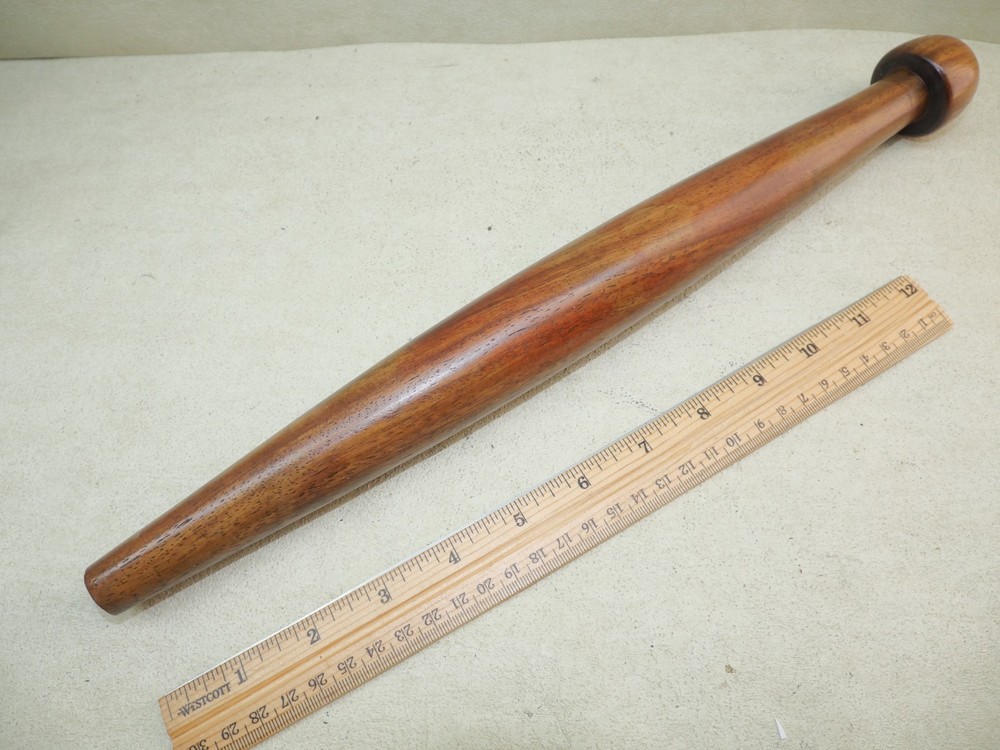 LARGE ROSEWOOD SLICK CHISEL HANDLE OLD TOOLS FOR TIMBER FRAMING CHISEL