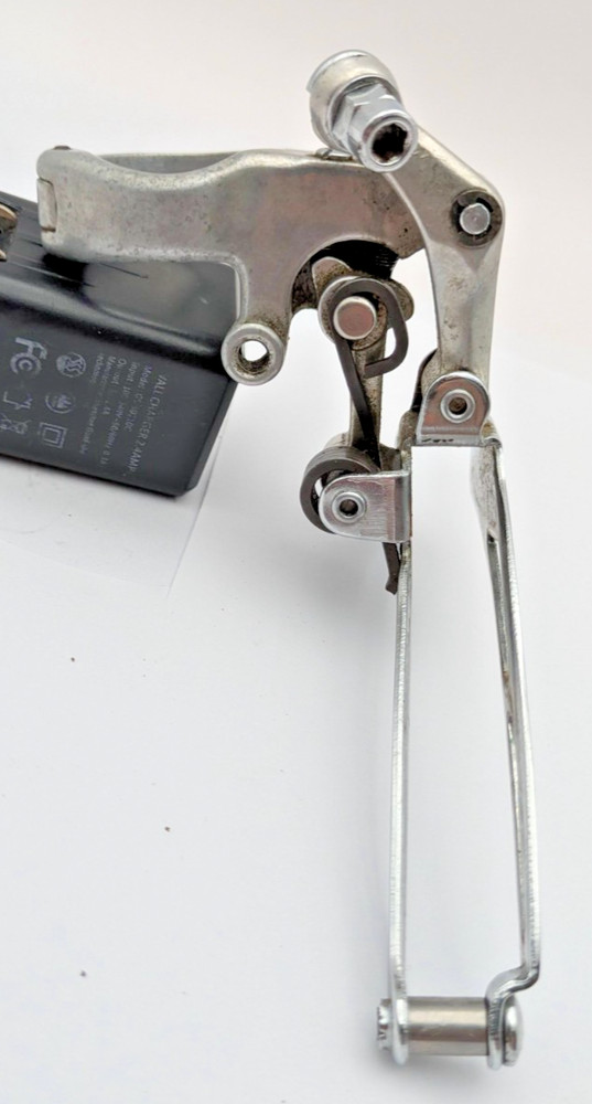 SUNTOUR CYCLONE FRONT DERAILLEUR JAPAN MAEDA 28.6 SILVER BOTTOM PULL