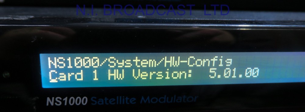 Novelsat ns1000 satellite modulator , Gbe IF, ASI etc