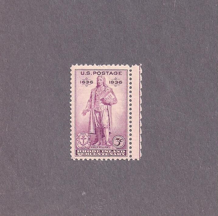 #777 Rhode Island Tercentenary mint NHOG