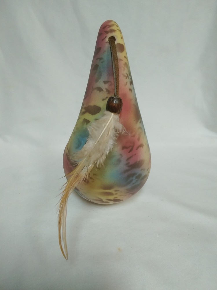 VTG HALF MOON SOUTHWEST POTTERY/CERAMIC HAND PAINTED PLANTER/DECOR