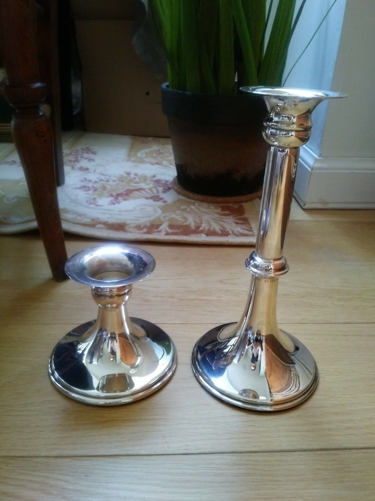 Silver Candle Holder