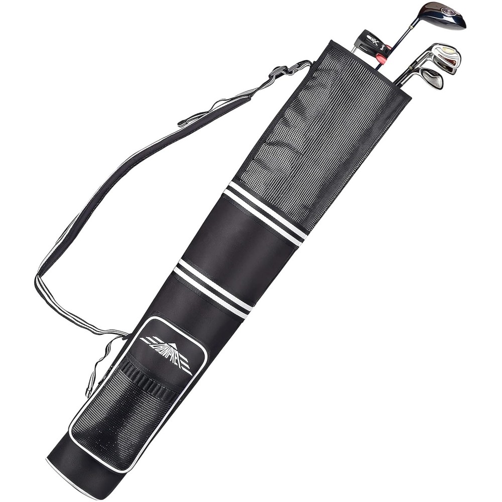 Compact Golf Carry Bag with Adjustable Strap - Ideal for Travel & Courses