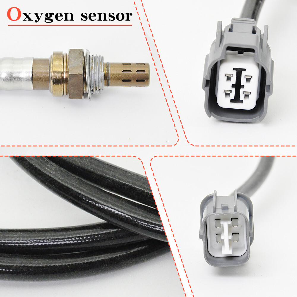 2PCS Sensor Oxygen O2 Front Sensor Rear & For 2001-2005 Honda 1.7L Civic