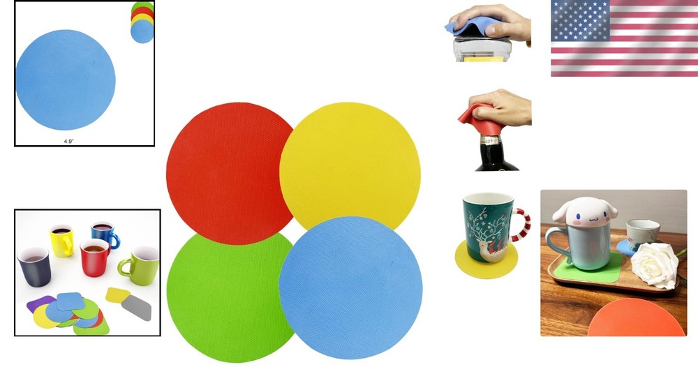 Multi-Function Bottle and Jar Opener with Durable Non-Slip Pad for All Users