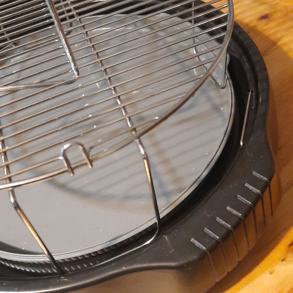 Nuwave Ovan Model 20353 Replacemnet Bottom Drip Pan And Rack Black Nocracks