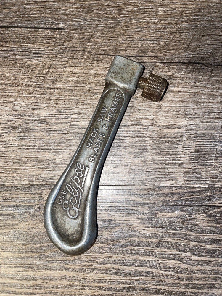 Vintage Eclipse Pad Saw Handle & New Eclipse Hacksaw - Made In England.
