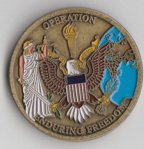 11 September 2001 OEF Challenge Coin 1.5" DIA