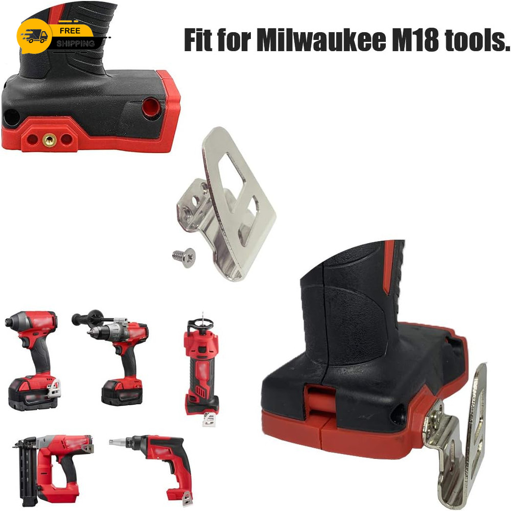 Replacement Belt Clip Hook Free Screw For Milwaukee Work With M18 Tool Im