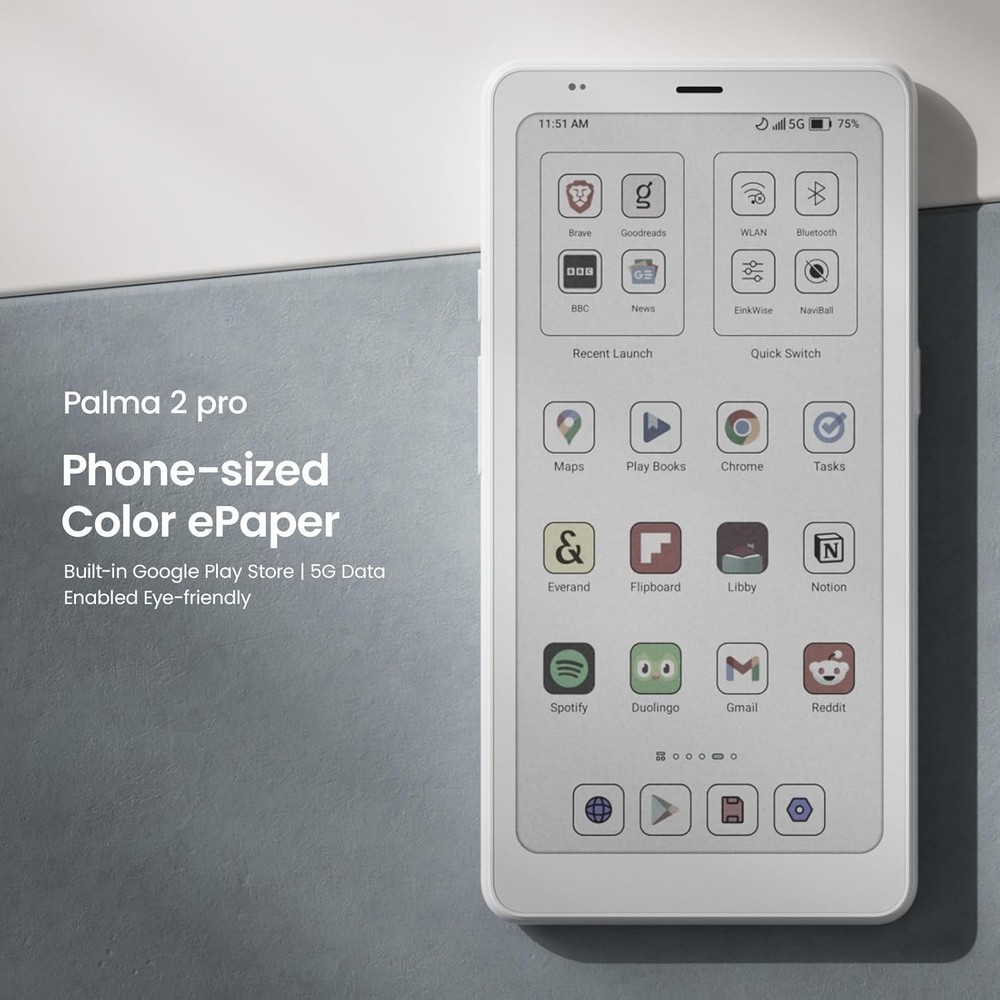 BOOX Palma2 Pro Mobile ePaper eBook Reader PLUS Extra