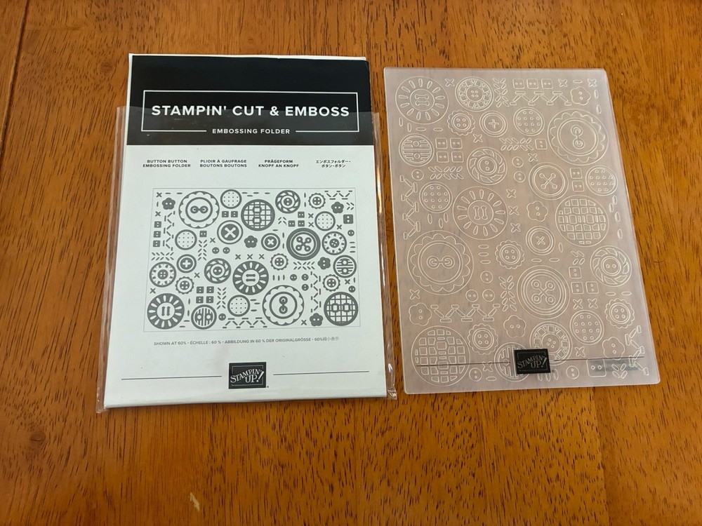Stampin' Up! Button Button Embossing Folder