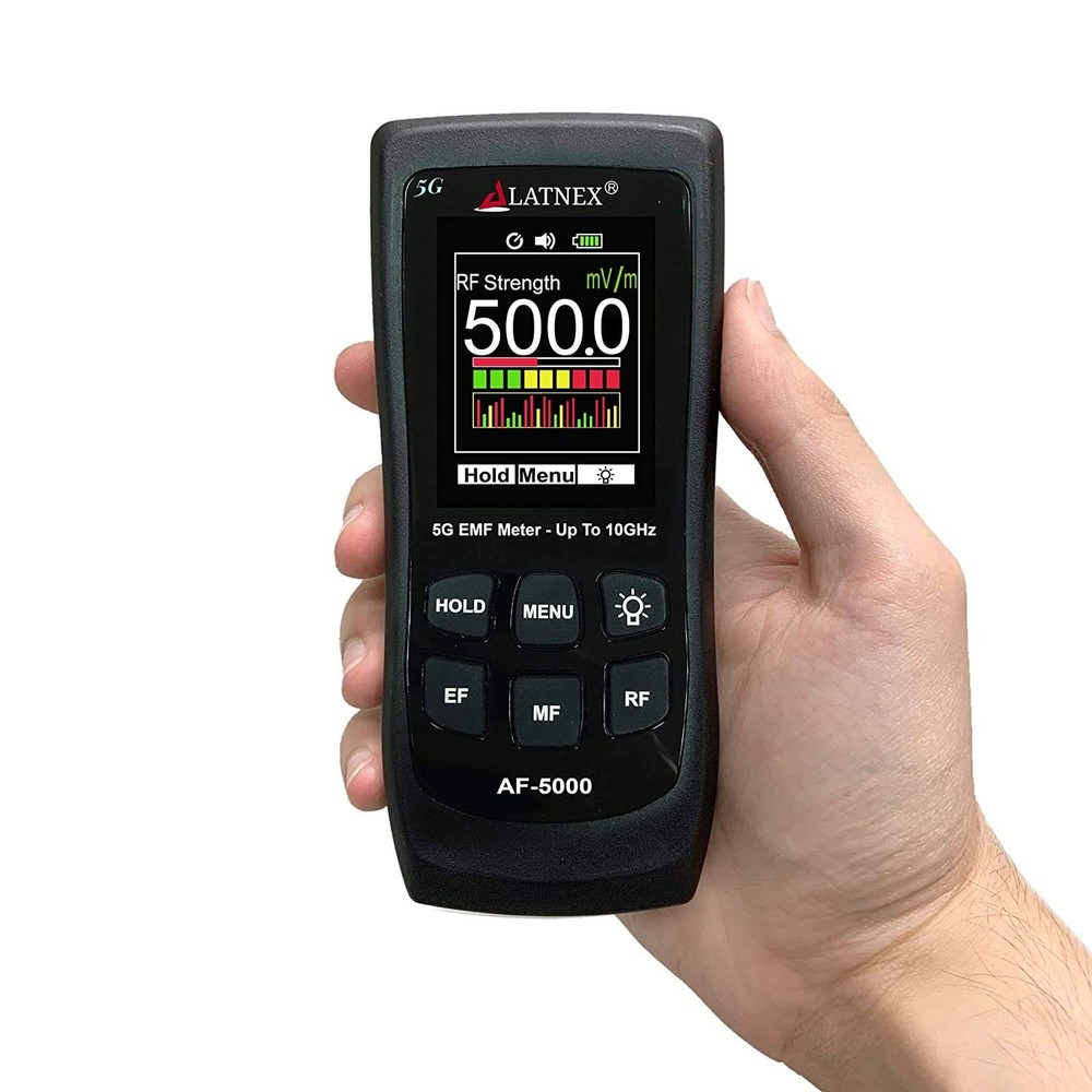 LATNEX AF-5000 5G EMF Meter RF Detector Tester and Reader