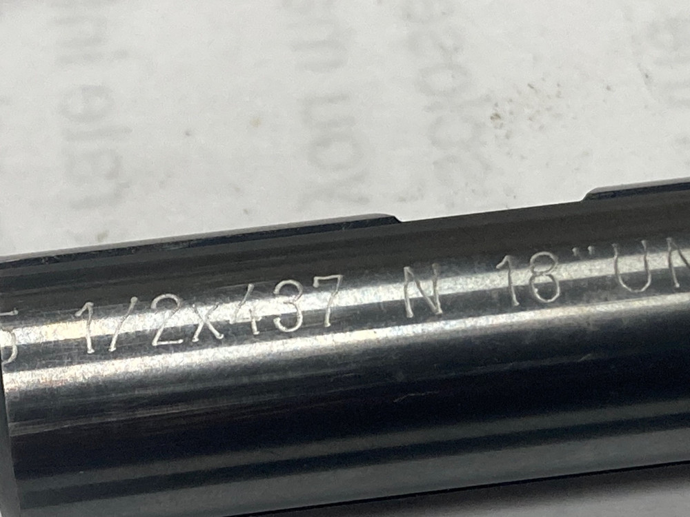 Unbranded 1/2"x18, Solid Carbide Thread Mill, 1/2" shank, 3.29" OAL