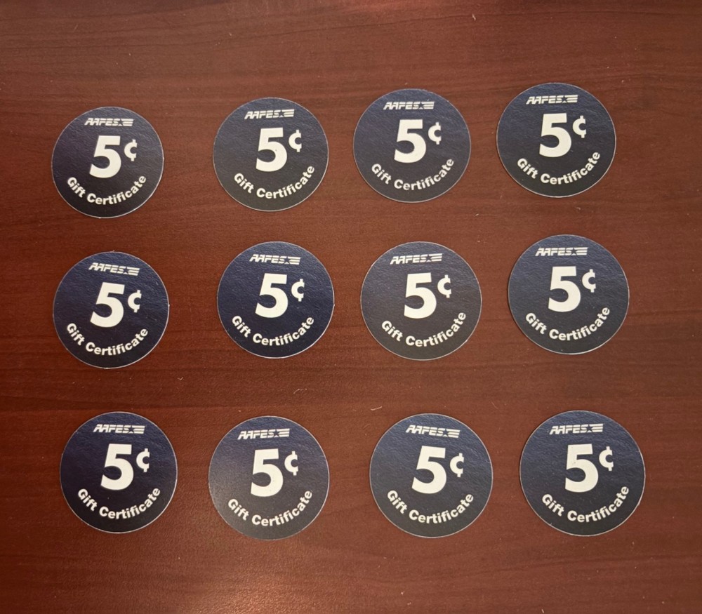 Military 9th Print 5 Cent Set AAFES Pogs 2006B UNCIRCULATED