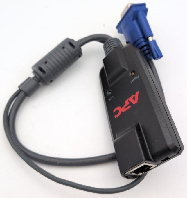APC KVM-USB 2G Switch Server Cables Module w/USB VIRTUAL MEDIA for KVM-USBVM