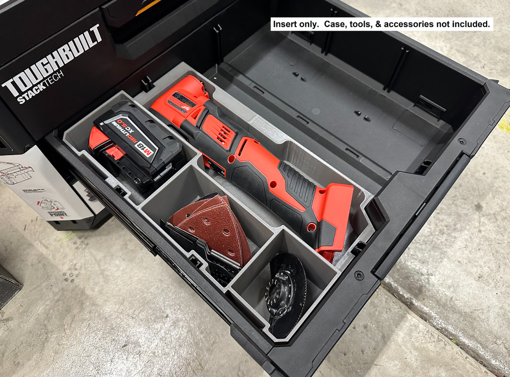 Milwaukee M18 Multi-tool Insert for Toughbuilt Stacktech Drawer (Insert Only)