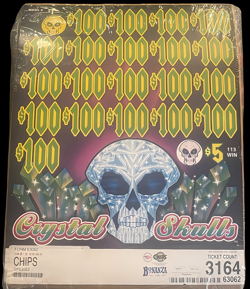 New Pull Tickets - Chip Tickets - Crystal Skulls