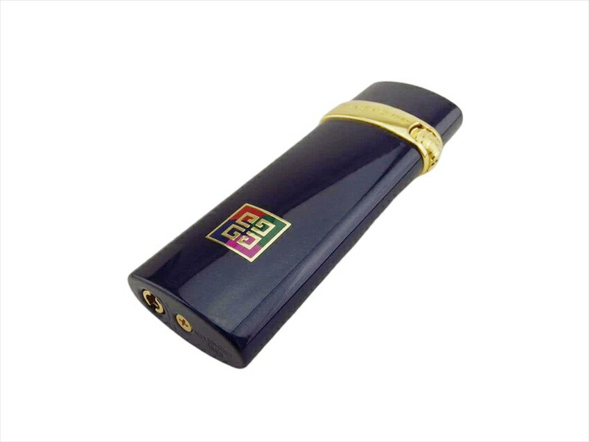 GIVENCHY lighter Black x Gold Women Authentic secondhand