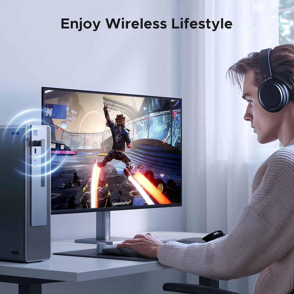 Versatile USB Bluetooth 5.4 Receiver for PC: Enhanced Connectivity Experience