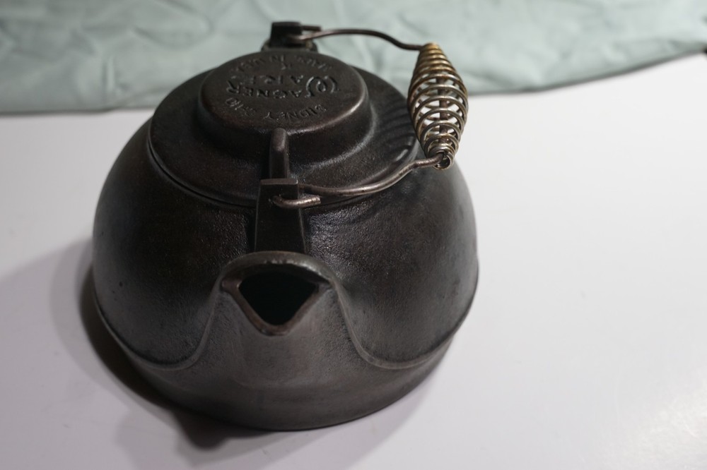 Antique Wagner ware Cast Iron Teapot