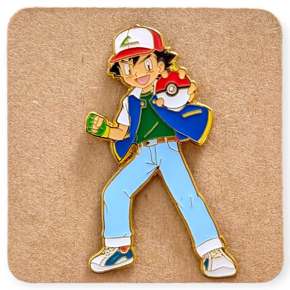 Pokemon Enamel Pin: Ash Ketchum