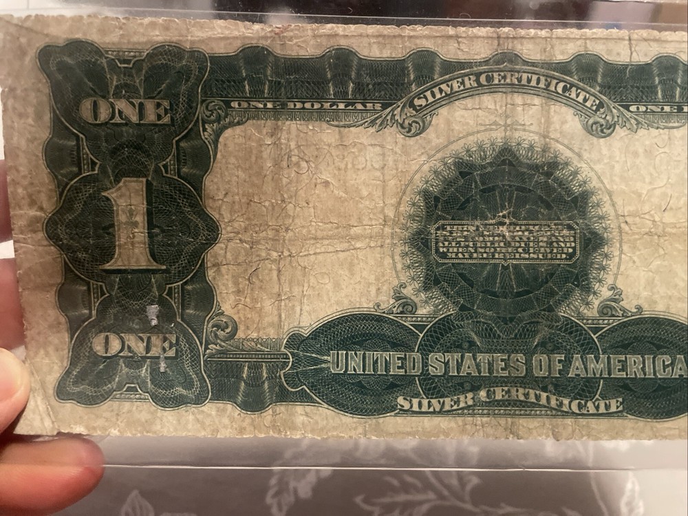 1899 $1 One Dollar Silver Certificate, Black Eagle FR 236