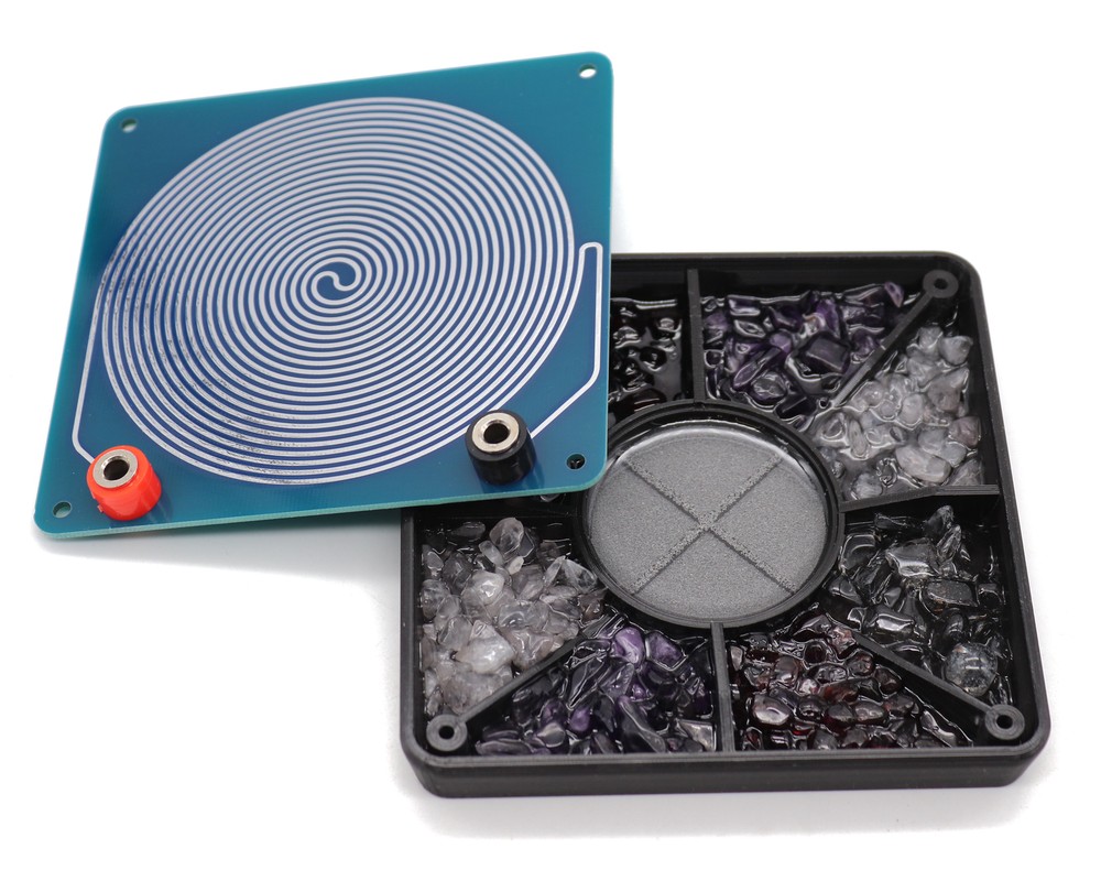 Bifilar Tesla coil orgone module for radionic machine, manifestation coil