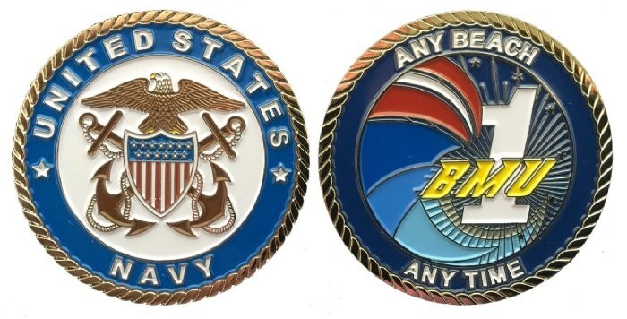 Beachmaster Unit One Officer Challenge Coin