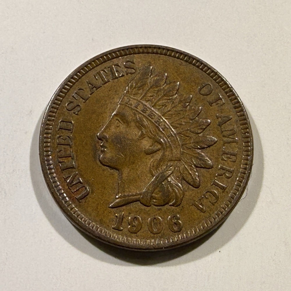 1906 Indian Head Cent - Uncirculated Nice Original Copper