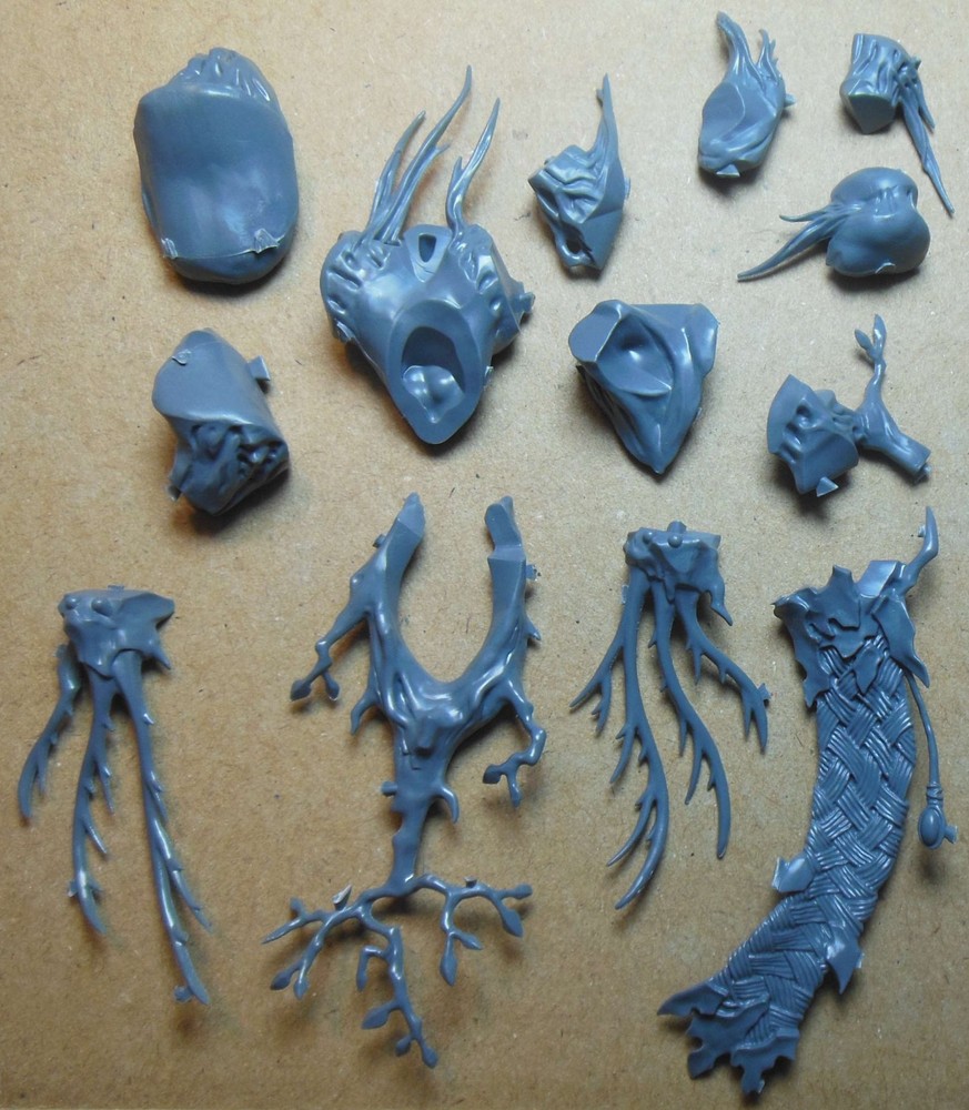 Sylvaneth - Head Body Joints (e) Bits Kitbash AoS Treelord Ancient