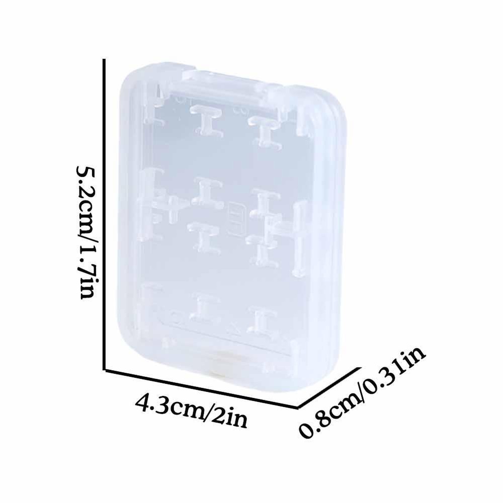1 PC Protector Holder Micro Box For SD SDHC TF MS Memory Card Storage Case P9