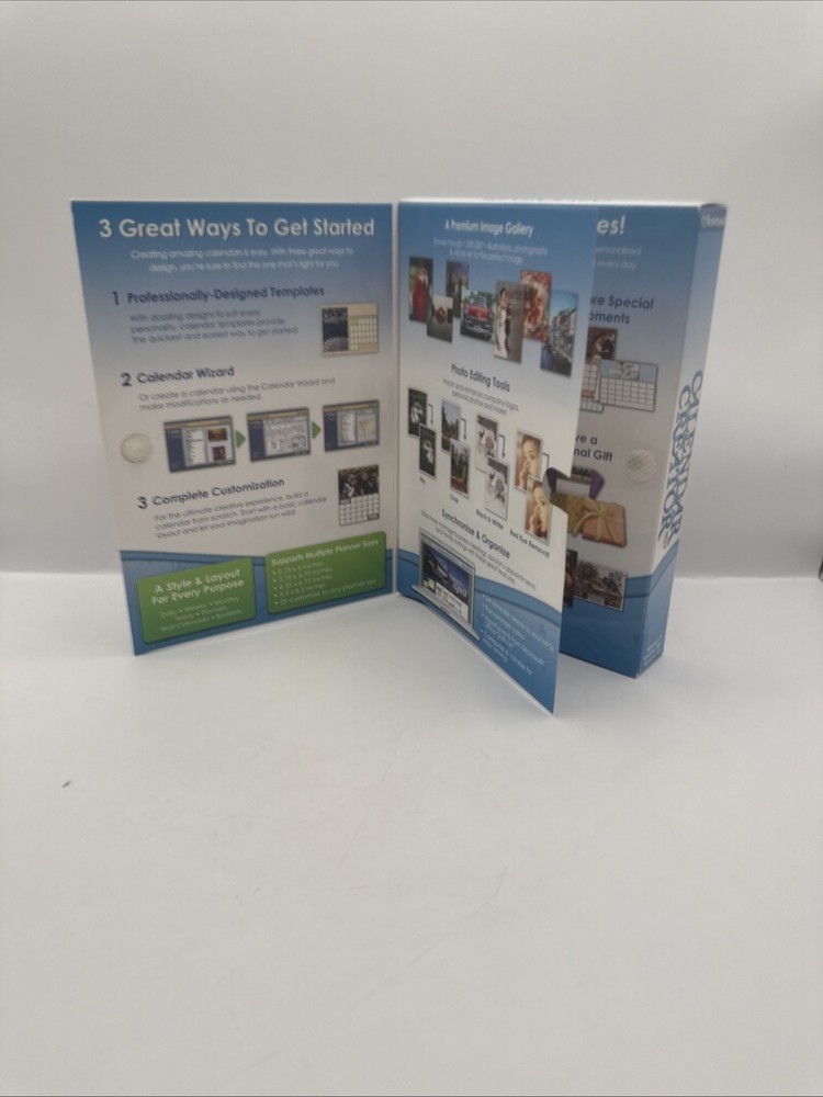 Calendar Creator Deluxe - Version 12.1 PC/ CD-ROM Personal Planners