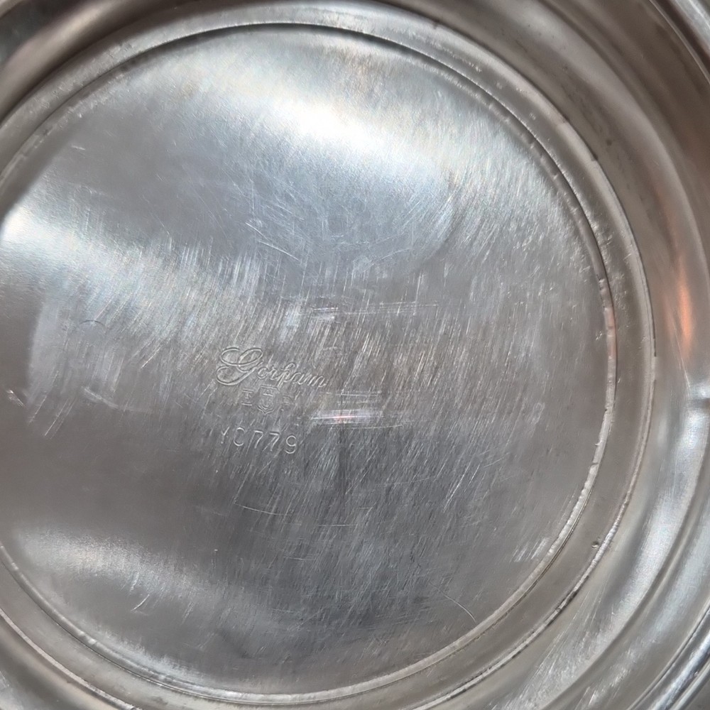 Gorham Silverplate Bowl Silver-Plated Decorative Serving Bowl
