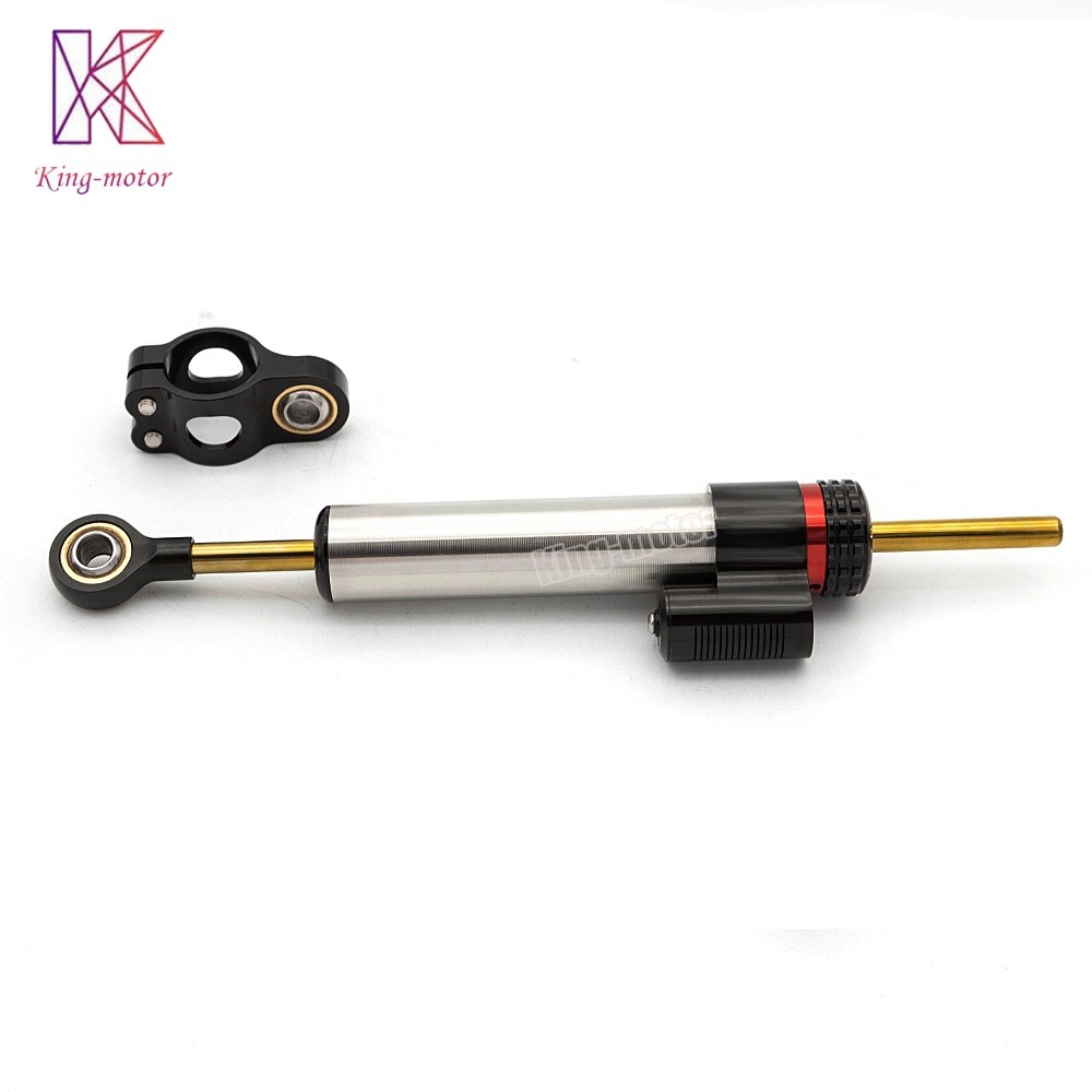 Motorbike Adjustable Steering Damper Linear Stabilizer Reversed Safety Control