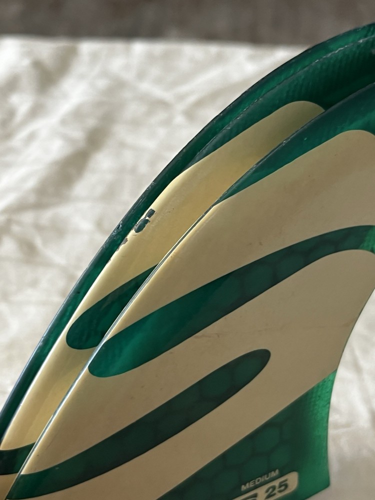 FCS S25 Medium Surfboard Fins Fin Simon Anderson