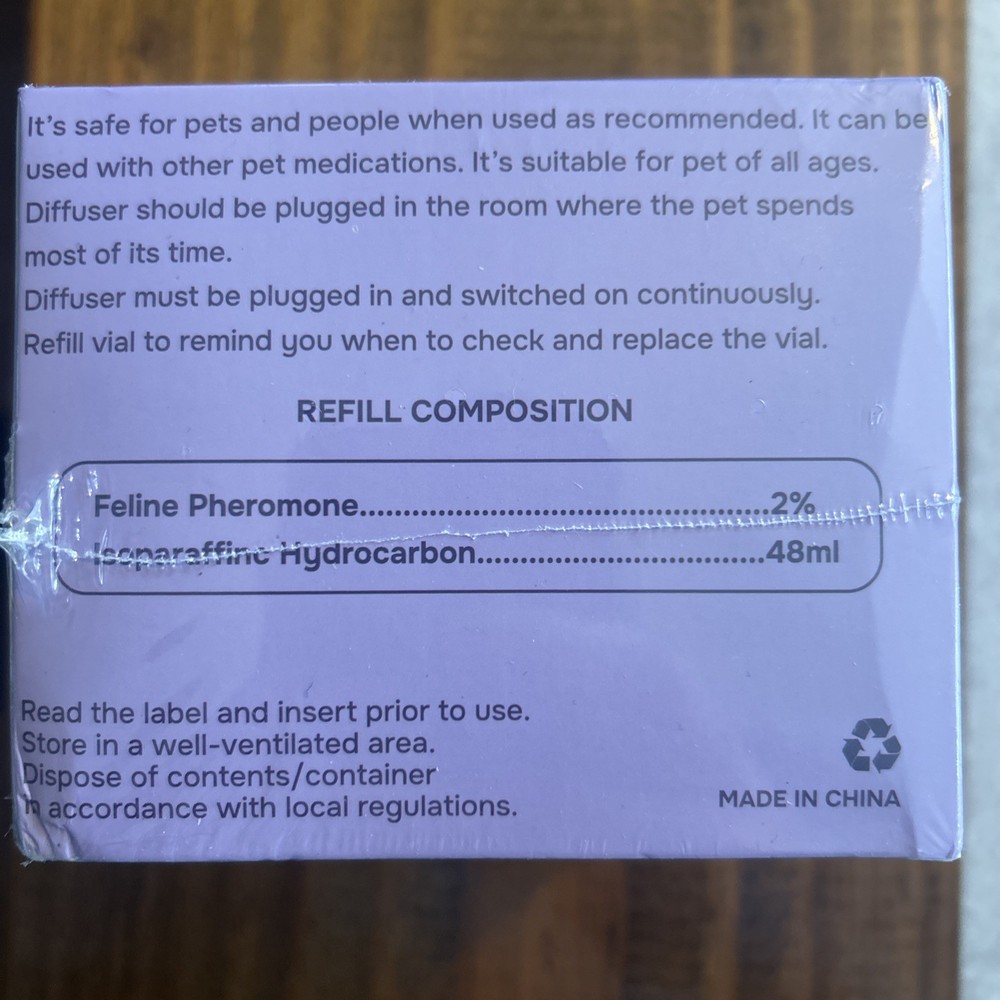 Dog Calming Pheromone Diffuser Kit 2 Pack Spray Control Purple