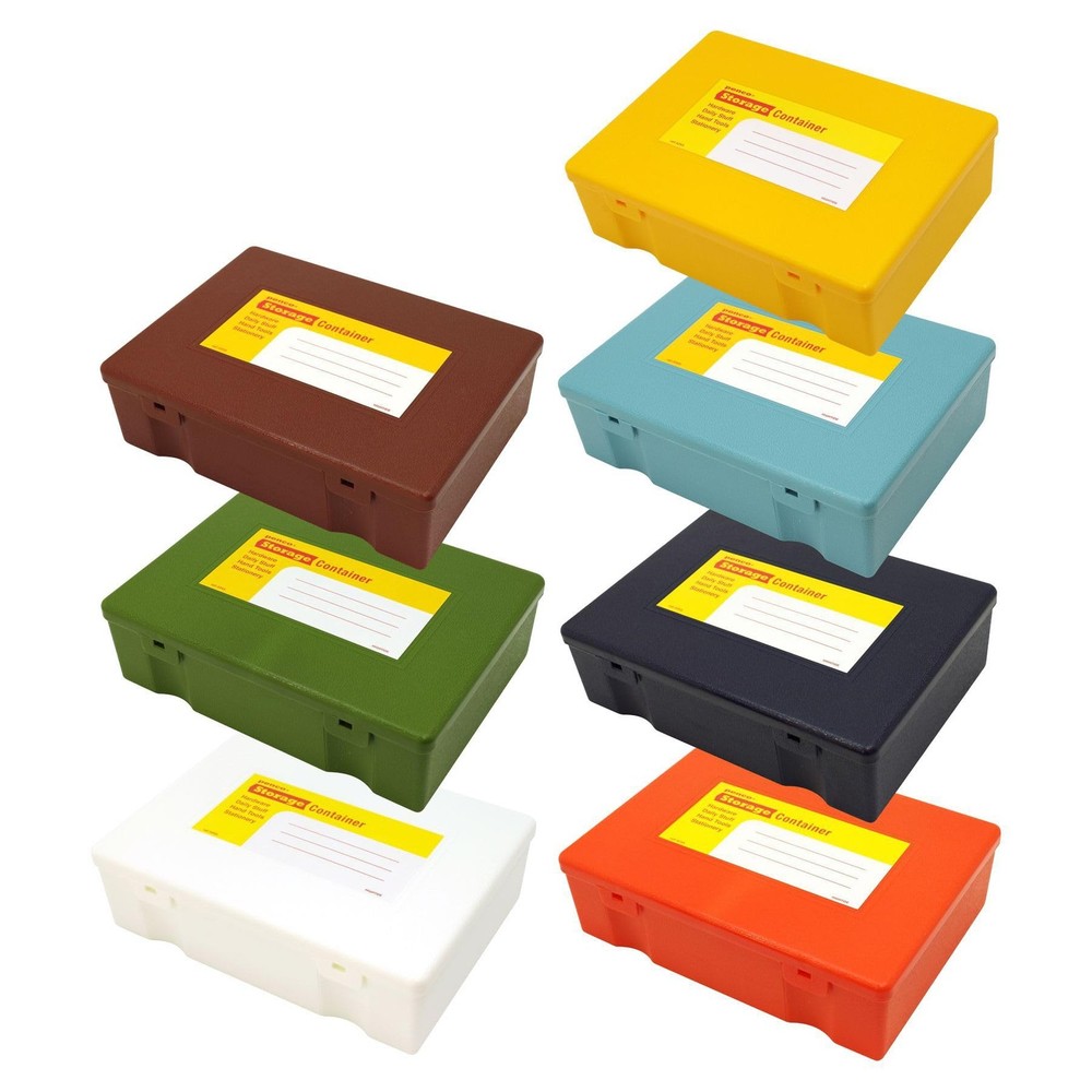 4 PCS Green EB013 Storage Containers Set Desktop Organizer Bins Stackable