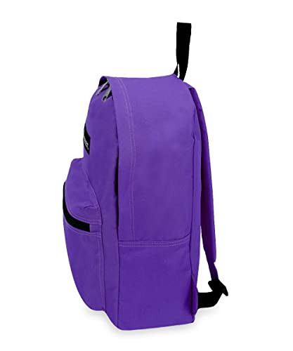 Basic Backpack, One Size Dark Purple