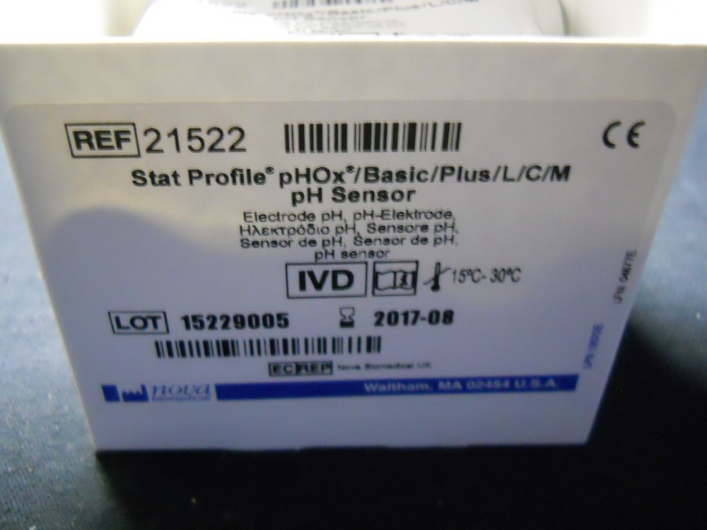 Nova Biomedical Stat Profile pHOx/Basic/Plus/L/C/M pH Sensor, 21522