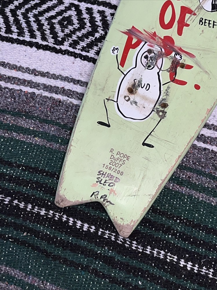 Russ Pope Duffs 2007 Skate Deck Limited Edition Numbered /200, Signed!