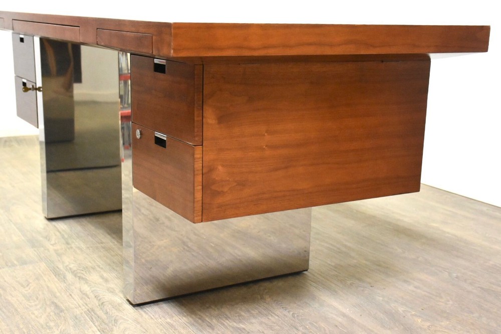 Roger Sprunger for Dunbar Walnut Executive Desk