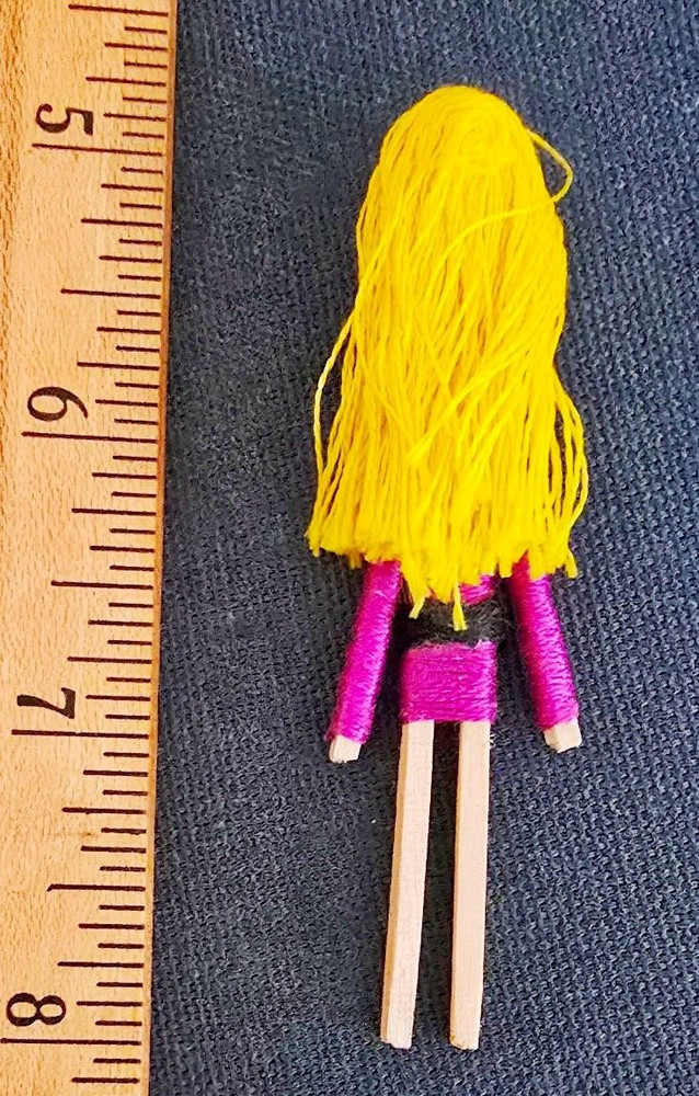 Fun Crafted Stick Girl