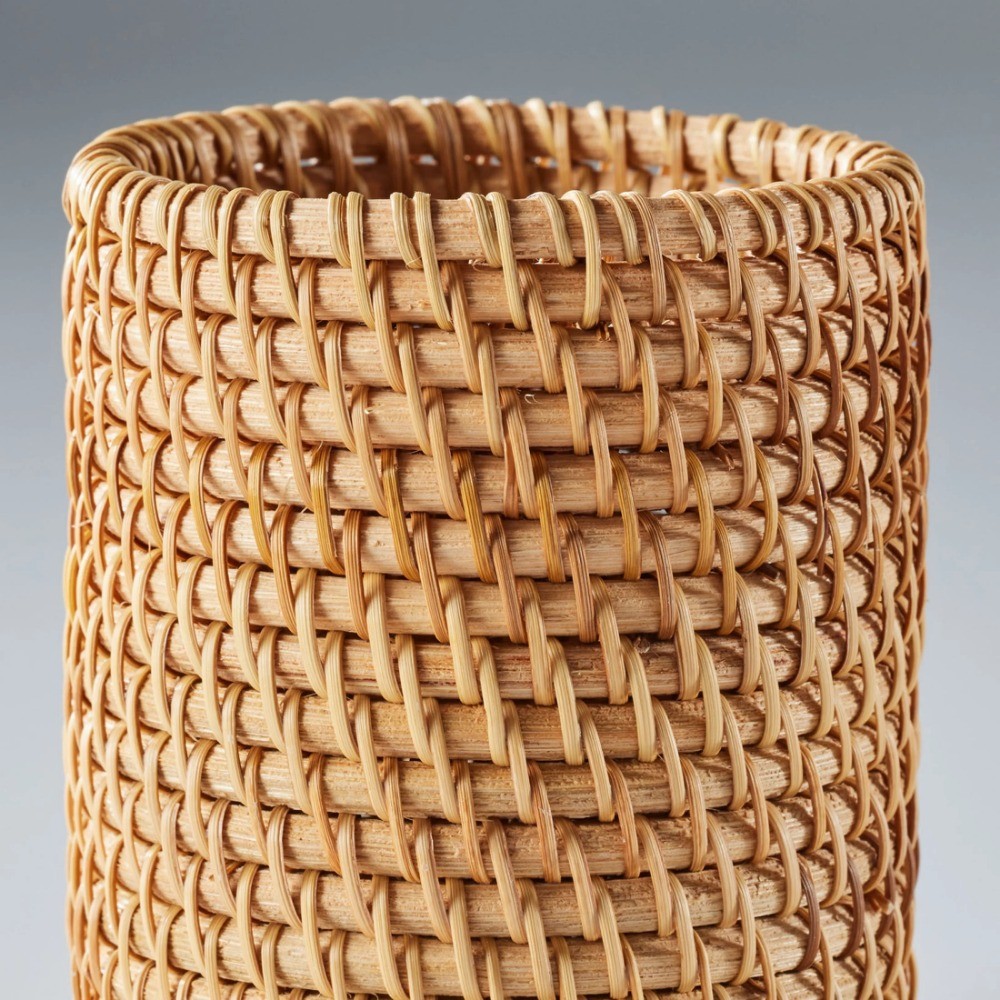 Natural Rattan Toothbrush Holder