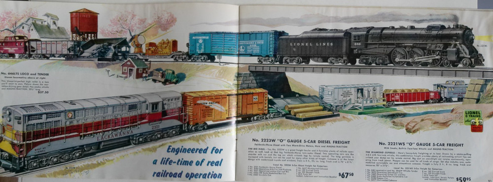 Vintage Lionel Trains 1954 Catalog - Missing Cover