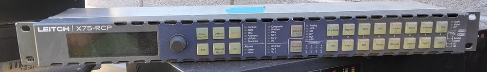 Leitch X75-RCP Frame Synchronizer Rackmount Remote Control Panel