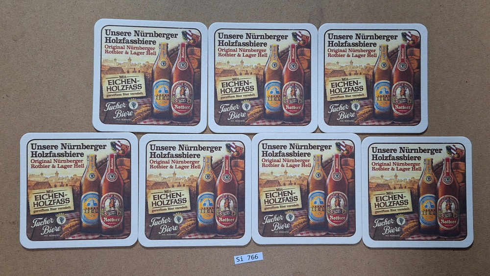 Tucher beer Mit Eichen-Holzfass Beer Mat Coasters