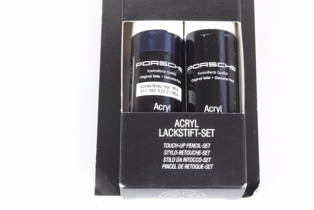 New Genuine Porsche Touch Up Paint Dark Blue Metallic Paint Code M5X