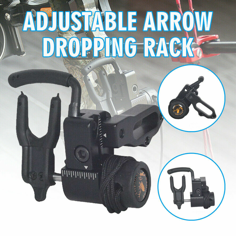 Drop Away Arrow Rest Right Hand Adjustable For Compound Bow Hunting Archery FS